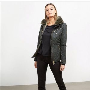 Barbour International Waxed Cotton Jacket. NWT.